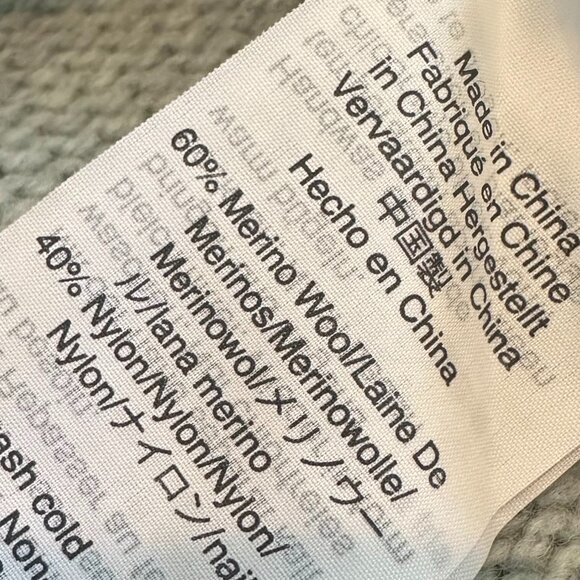 J. Crew Always Light Blue Merino Wool Pullover Sweater Mock Neck Cozy Sz Small - Picture 11 of 12